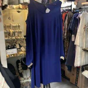 MSK royal blue dress 14